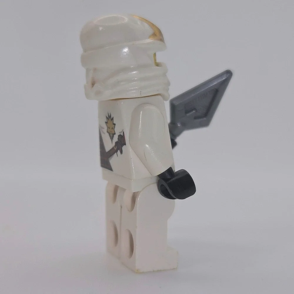 LEGO Ninjago Minifigure Zane ZX White Good Cond. Authentic